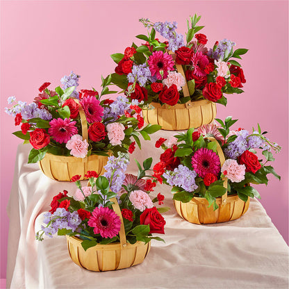 Pink Picnic Basket –  Marcela Floral Design, Sunrise FL