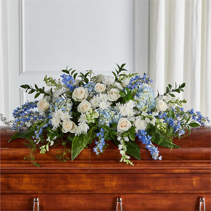 Timeless Essence Casket Spray –  Marcela Floral Design, Sunrise FL