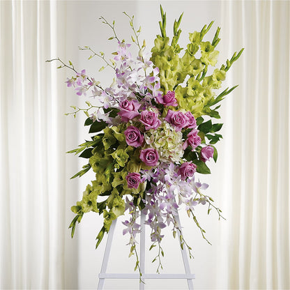 Lasting Legacy Standing Spray –  Marcela Floral Design, Sunrise FL