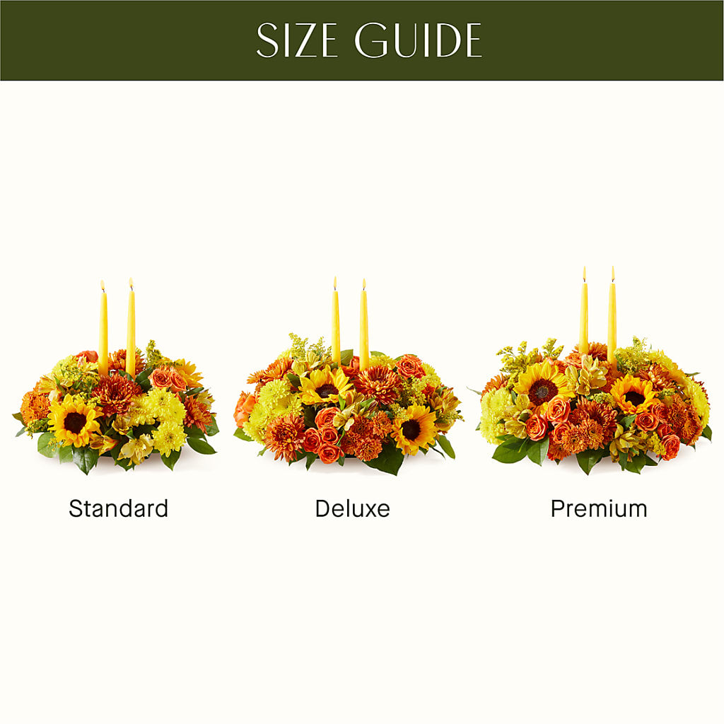 Autumn Harmony Centerpiece –  Marcela Floral Design, Sunrise FL