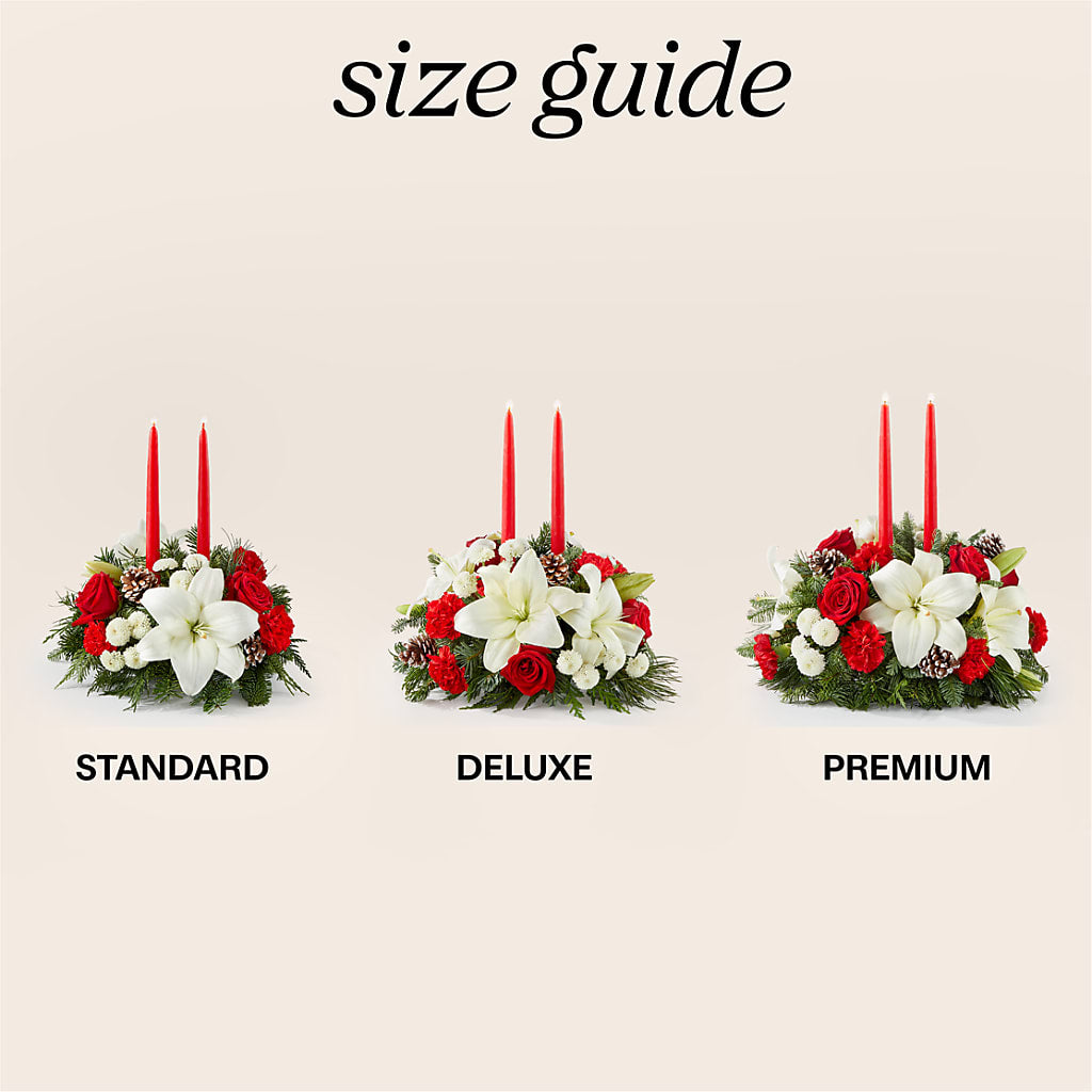 Seasonal Festivities Centerpiece –  Marcela Floral Design, Sunrise FL