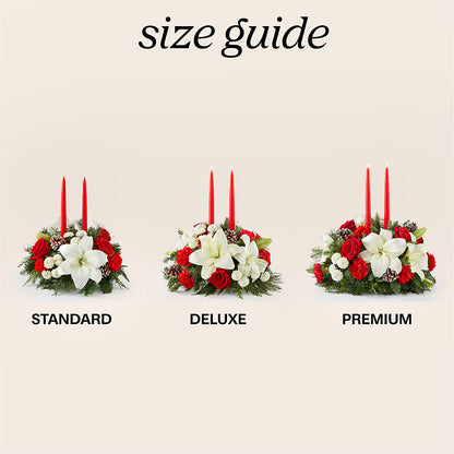 Seasonal Festivities Centerpiece –  Marcela Floral Design, Sunrise FL