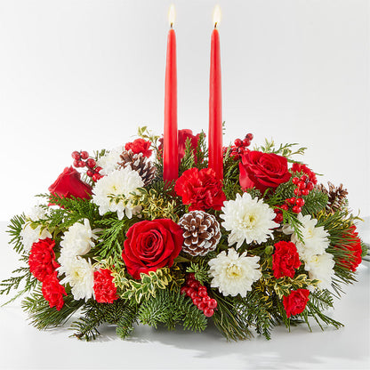 Holiday Soiree Centerpiece –  Marcela Floral Design, Sunrise FL