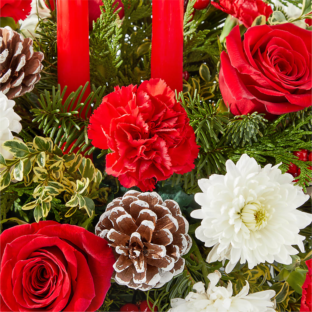 Holiday Soiree Centerpiece –  Marcela Floral Design, Sunrise FL
