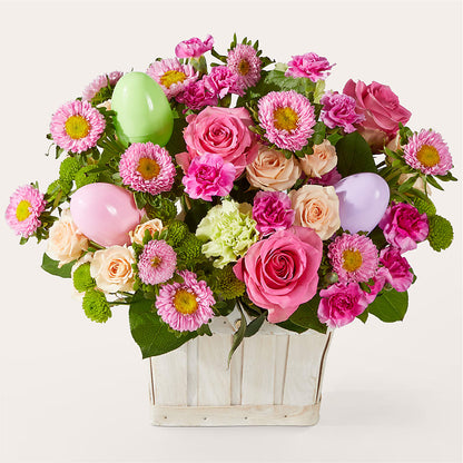 Get Eggcited Basket –  Marcela Floral Design, Sunrise FL