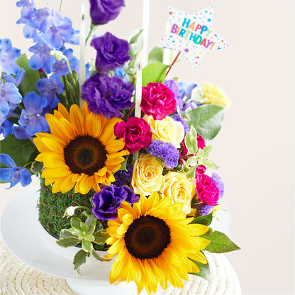 Star of the Day Floral Cake –  Marcela Floral Design, Sunrise FL