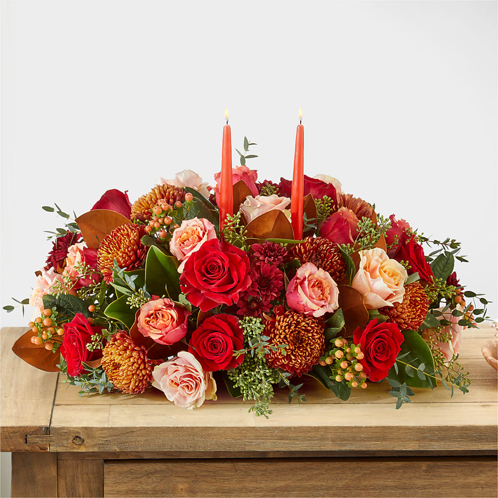 Gather Near Centerpiece –  Marcela Floral Design, Sunrise FL