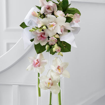 Perfect Entrance Pew Arrangement –  Marcela Floral Design, Sunrise FL