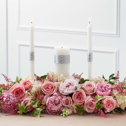 Worldwide Romance Unity Candle Arrangement –  Marcela Floral Design, Sunrise FL