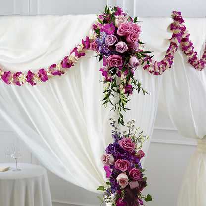 Color & Light Chuppah Decor –  Marcela Floral Design, Sunrise FL