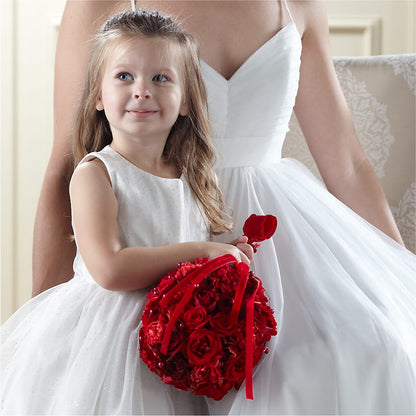Pure at Heart Flower Girl Arrangement –  Marcela Floral Design, Sunrise FL